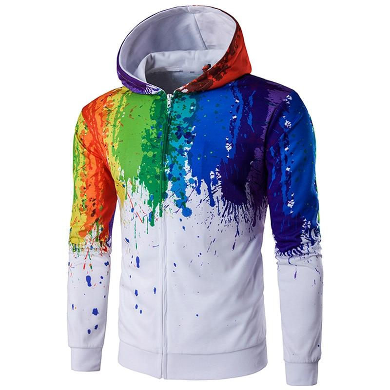 Men 3D Printing Hoodies