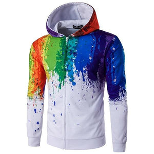 Men 3D Printing Hoodies