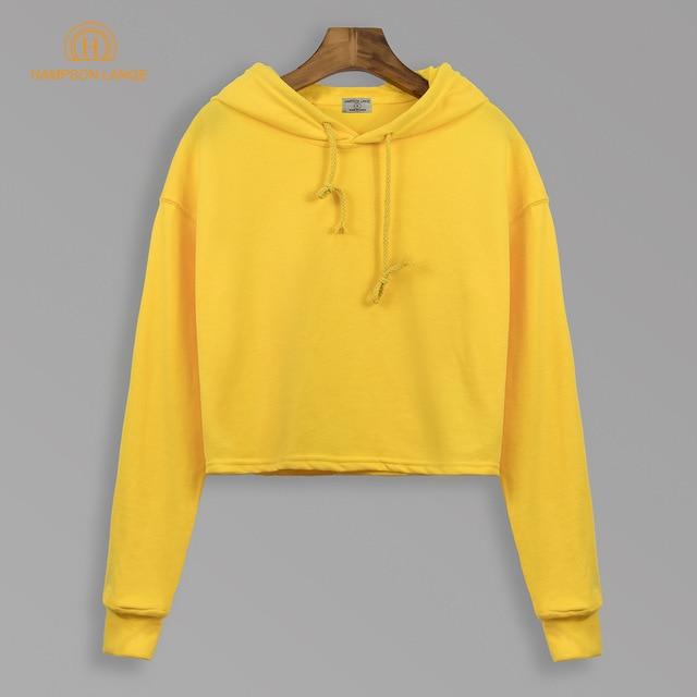 Women Cropped Hoodies