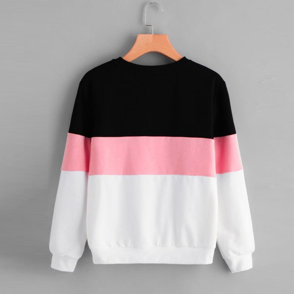 Long Sleeve Cut Stripe Hoodie